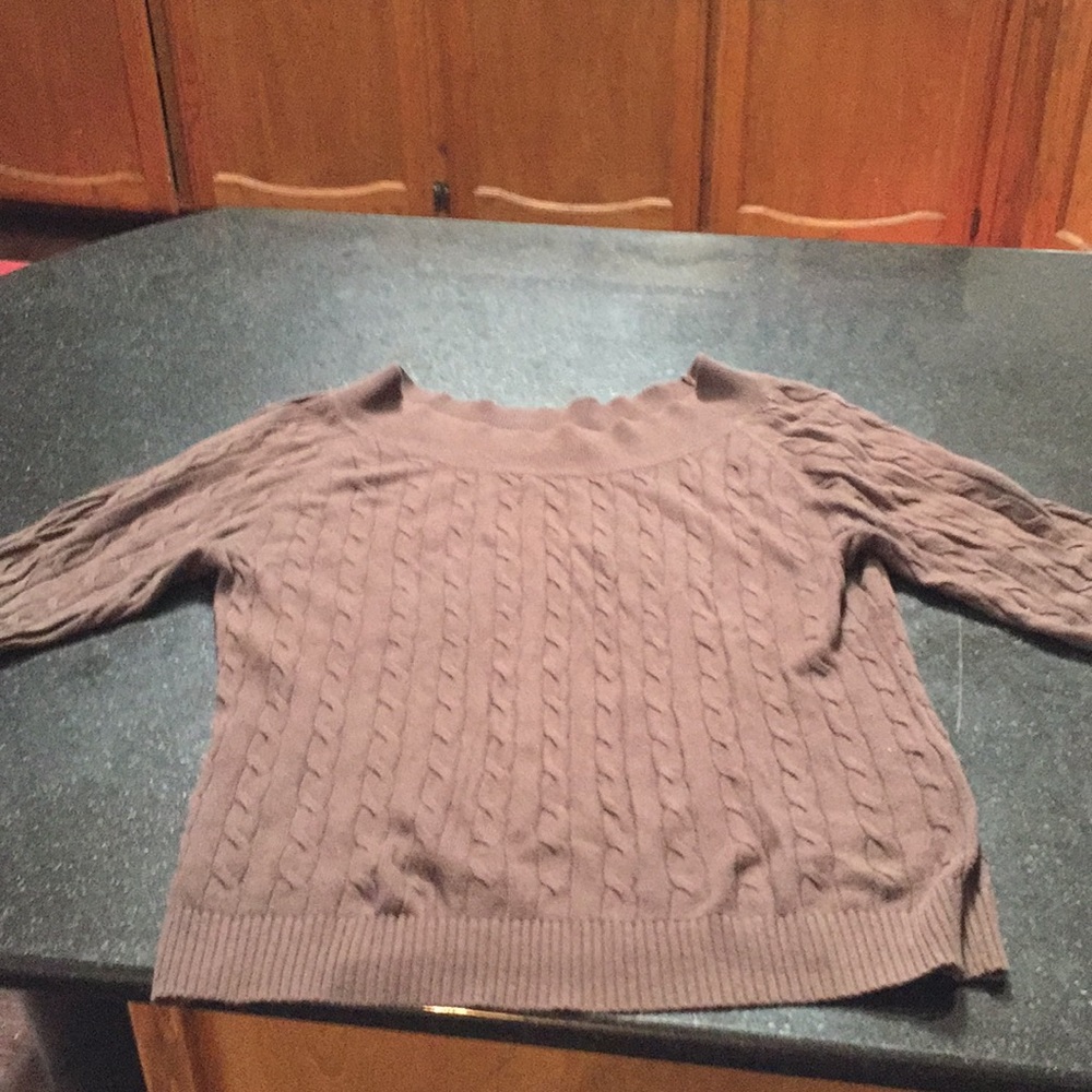 Brown sweater